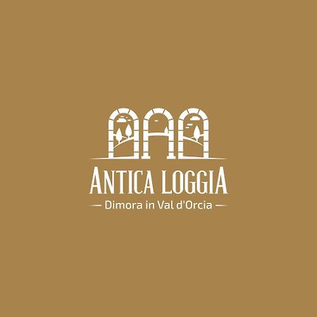 Antica Loggia Lägenhet San Quirico dʼOrcia Exteriör bild