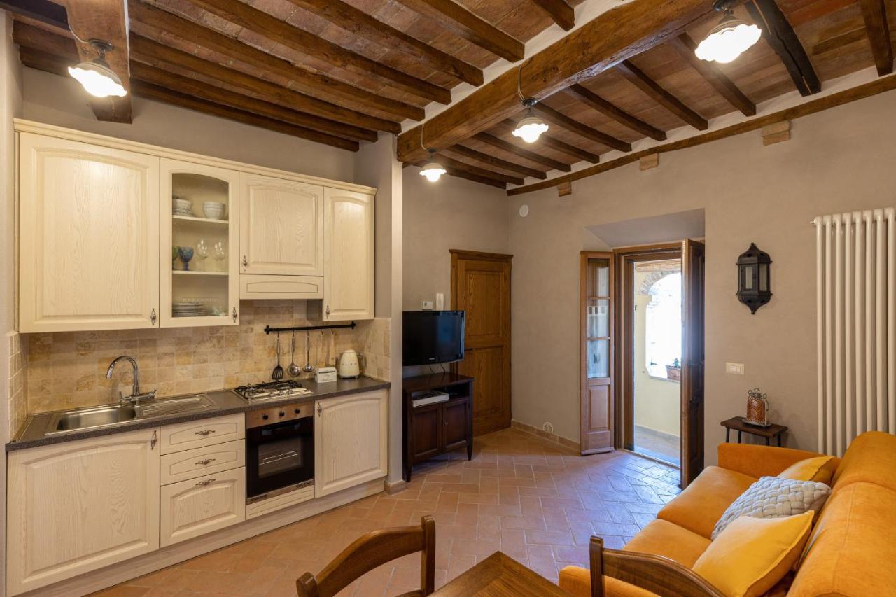 Antica Loggia Lägenhet San Quirico dʼOrcia Exteriör bild
